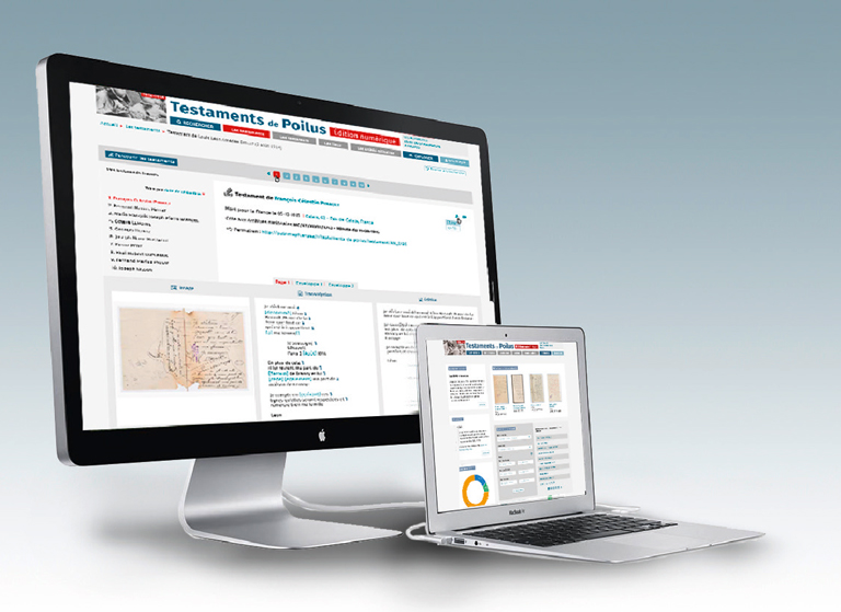 Site Site Édition numérique des Testaments de Poilus piloté par les Archives Nationalespiloté par les Archives Nationales