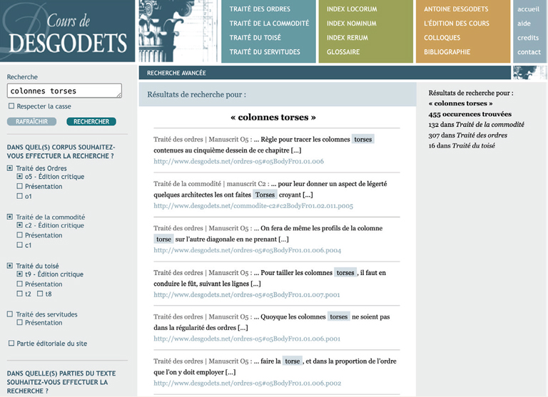 Webdesign du site web Antoine Desgodets-ecran4
