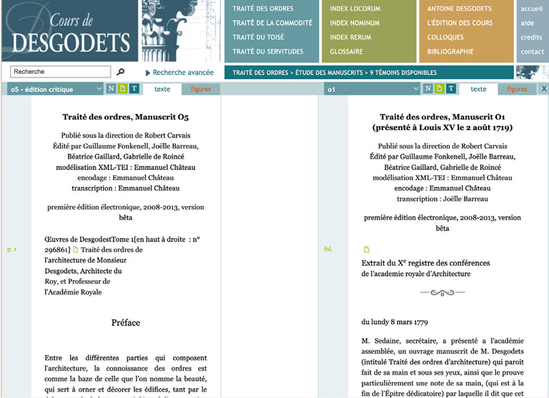 Webdesign du site web Antoine Desgodets-ecran5