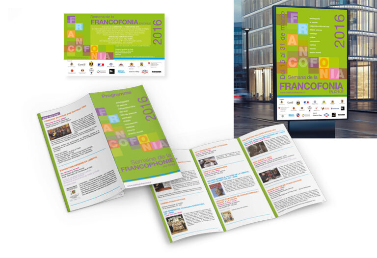 Campagne d'annonce de la semaine de la francophonie pour l'institut français