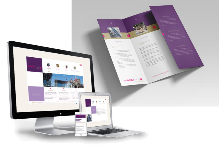 Créations graphiques pour Maribé Host Consulting
